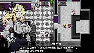 Corporate succubus part 6: bound anime lesbian uses toys for fingering and bondage games in hentai sex 😈