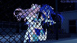 Ever Seen Tsubasa Kazanari and Kanade Am in Wild Futanari Sex?