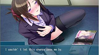 Bound Teacher Submits to Lust Behind Glasses