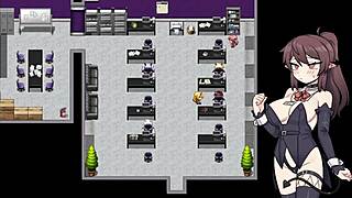 Corporate succubus part 6: bound anime lesbian uses toys for fingering and bondage games in hentai sex 😈