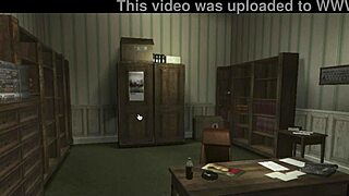 Blonde In Lingerie Blowjob And Shaved Pussy Play