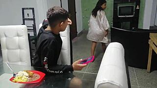 i serve hot food to my stepbrother at home