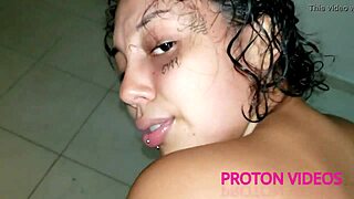 athena queen smokes while getting bareback doggystyle on chair