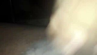 gay man masturbates at midnight in homemade setting