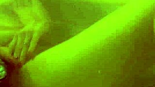 Underwater Close-Up of Me Shaving My Bare Pussy