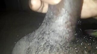 gay man masturbates at midnight in homemade setting