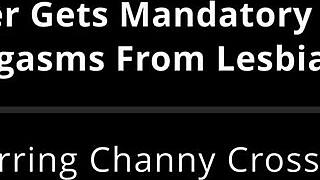 2 Hot Lesbians Give Channy Crossfire Multiple Orgasms With Hitachi Wand While Strapped To Surgical Table!