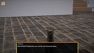 Redhead with small tits explores family game in My New Family 329.