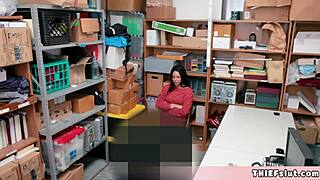 Cute Shoplifter Punished