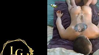 i fuked my chubby belle-mere and she suked my balls and swallod my cum