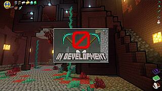 feeling the huge tits in this hentai game public creampie scene