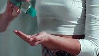 Lovely Busty Blonde Lesbos Lena Paul and Sinn Sage Indulge in Deep Massage