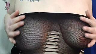 feel the thrill with kyra hellfire's big boobs joi