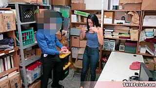 Cute Shoplifter Punished