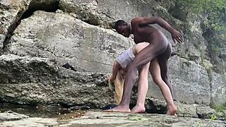 BigDaddyKJ Interracial Couple's Wild Outdoor Fuck Preview