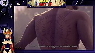 Brunette Astorian fucks big-titted Namekian to orgasm