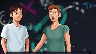 Complete gameplay of Summertime Saga part 15 with car titty action