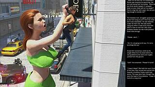 Big apple small gesture episode 9 has 3d cartoon sex! 😍