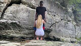 BigDaddyKJ Interracial Couple's Wild Outdoor Fuck Preview
