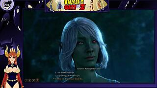 Brunette Astorian fucks big-titted Namekian to orgasm