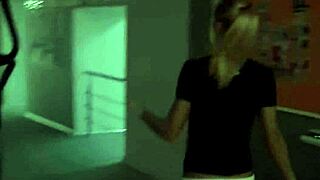 Sexy Blonde Girlfriend Engages in Sports and Blowjob Activities in the Gym