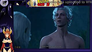 Brunette Astorian fucks big-titted Namekian to orgasm