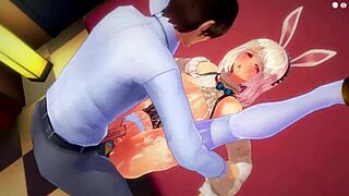 Rabbit Moe Gangbang 3D Hentai Uncensored 4K 60FPS