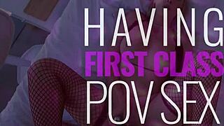 Bubbly beauty Scarlett Alexis bends over in lingerie for doggystyle fucking, then rides in cowgirl with blowjob