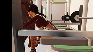 Young girl fucked in gym on 3dxchat