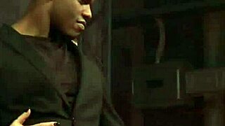 Female and male strippers intensely undress and dance, teasing the audience with erotic striptease.