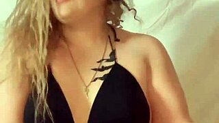 Hot Blonde Goddess Dances In Crotchless Panties For Financial Domination