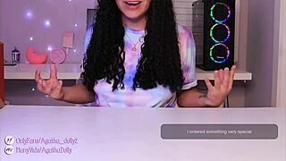 Specific Latina Agatha Dolly Tests New Sex Machine