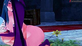 Morrigan sends us to fuck in 3D world!