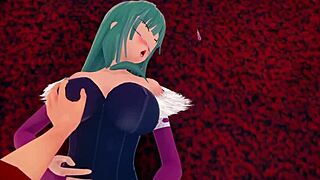 Morrigan sends us to fuck in 3D world!