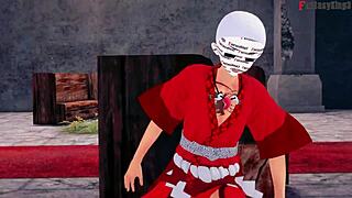 Morrigan sends us to fuck in 3D world!