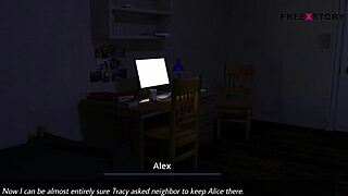 Landlady masturbates with new toy