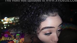 ariel love sucks and fucks huge dick on balcony... oops