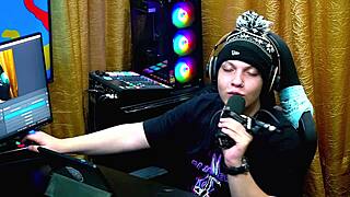 Latina bends over table, teases host with doggystyle pose at casting