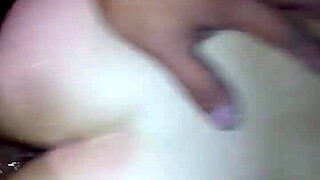 Experience a point of view doggystyle position with bent over action