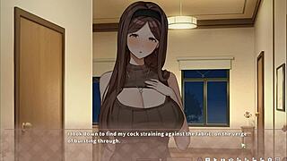 Summer Clover Harem Hentai Game Ep 8 Caught Half Naked with Huge Bonner