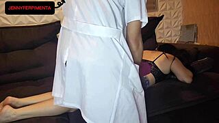 what's my wife doing with the masseur? bent over doggystyle!