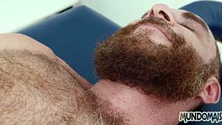 massaging married guy's big cock and making him cum.