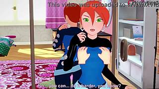 Gwen Tennyson grown fucking in mirror