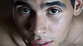 Young 18+ men stroke hard in raw bareback gay action.