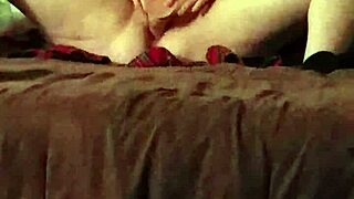 wife masturbates with 10 inch vibrator reaching wet orgasm in voyeur amateur scene