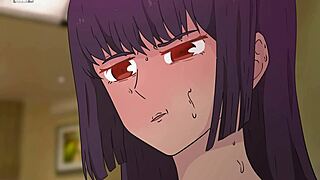 huge tits and tiny dick in sana sunamiya nagatoro hentai parody! 😂