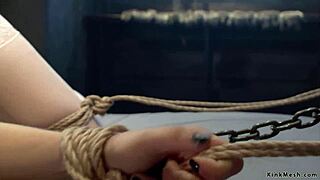 Redhead Employee Hooks Boss In Kinky Bondage Anal Play