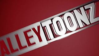 I watch the sexiest trannys tease, Rayalla jerks her big dick while Miah bounces her bubblebutt in the backalley, it's so hot!