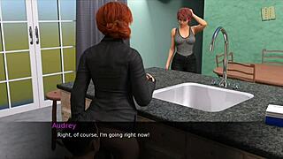 Dusklight Manor 142 - Redhead Rides Big Cock in 3D Fantasy