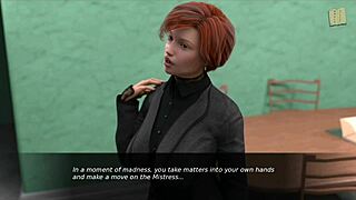 Dusklight Manor 142 - Redhead Rides Big Cock in 3D Fantasy